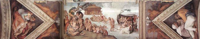 Michelangelo Buonarroti The second bay of the ceiling